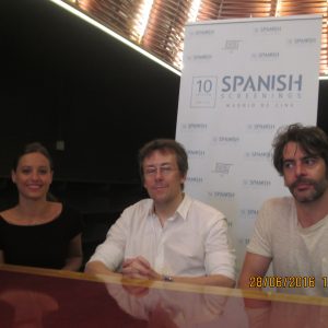 Miguel Ángel Lamata, Michelle Jenner y Eduardo Noriega