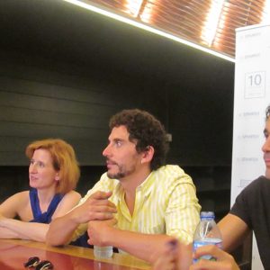 Paco león,Alex García y Mari Paz Sayago