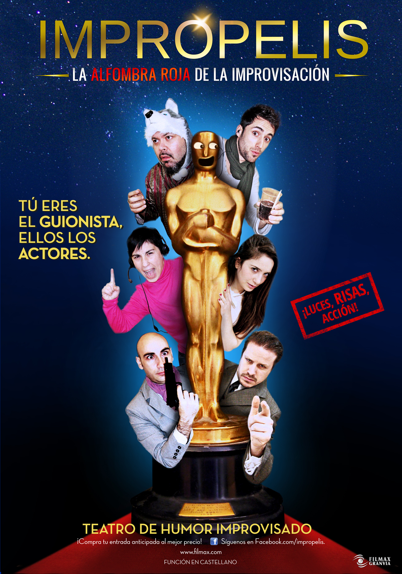 llega a los  cine Filmax la fórmula «humor improvisado»