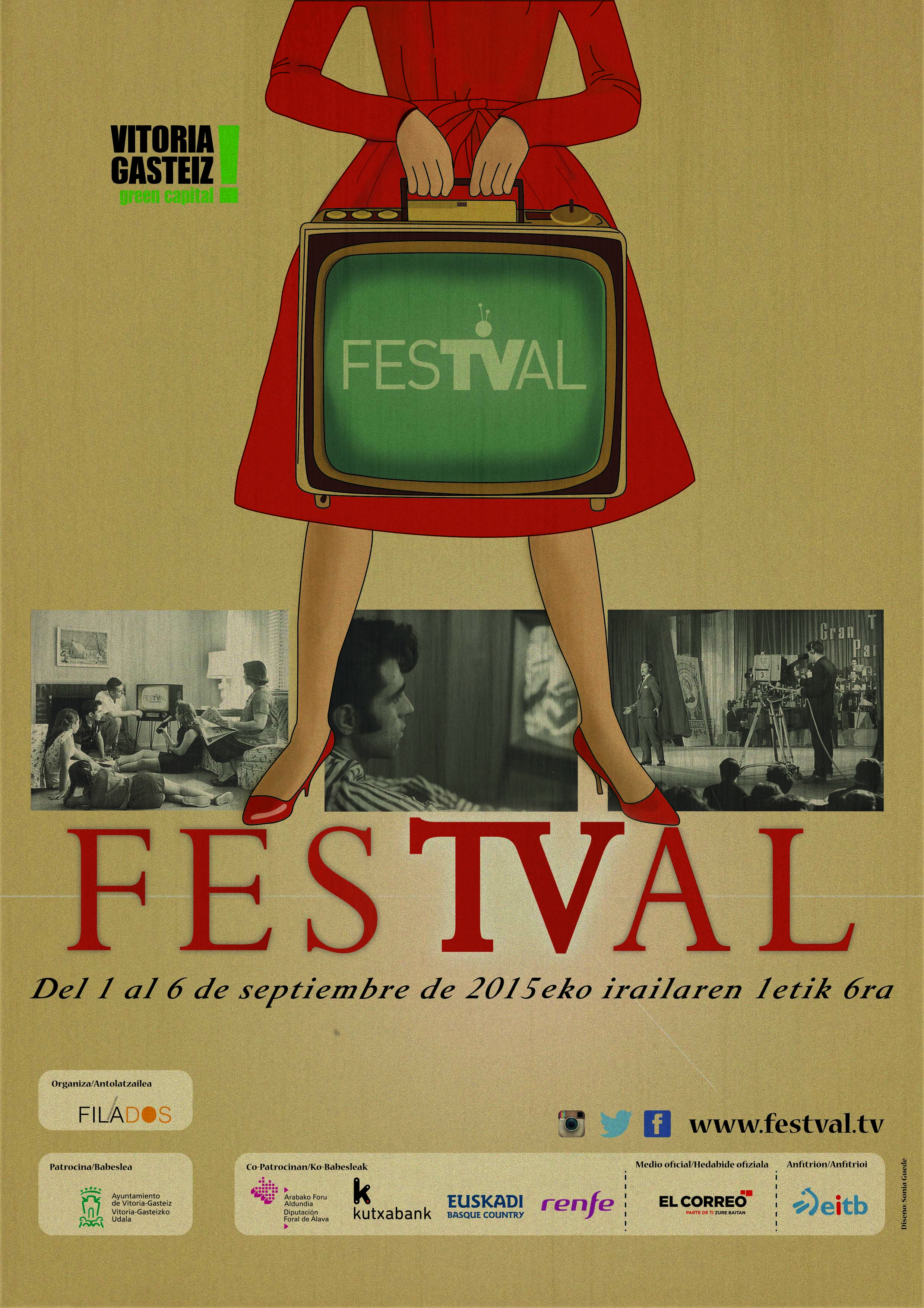 Festival de Televisión FESTVAL en Vitoria, en Setiembre.