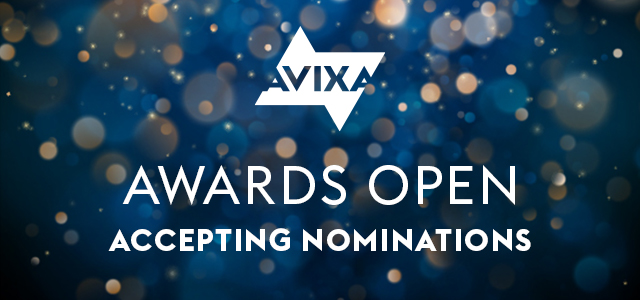 AVIXA anuncia nuevos premios para honrar a los profesionales de diseño de eventos y a los talentos emergentes de la industria AV