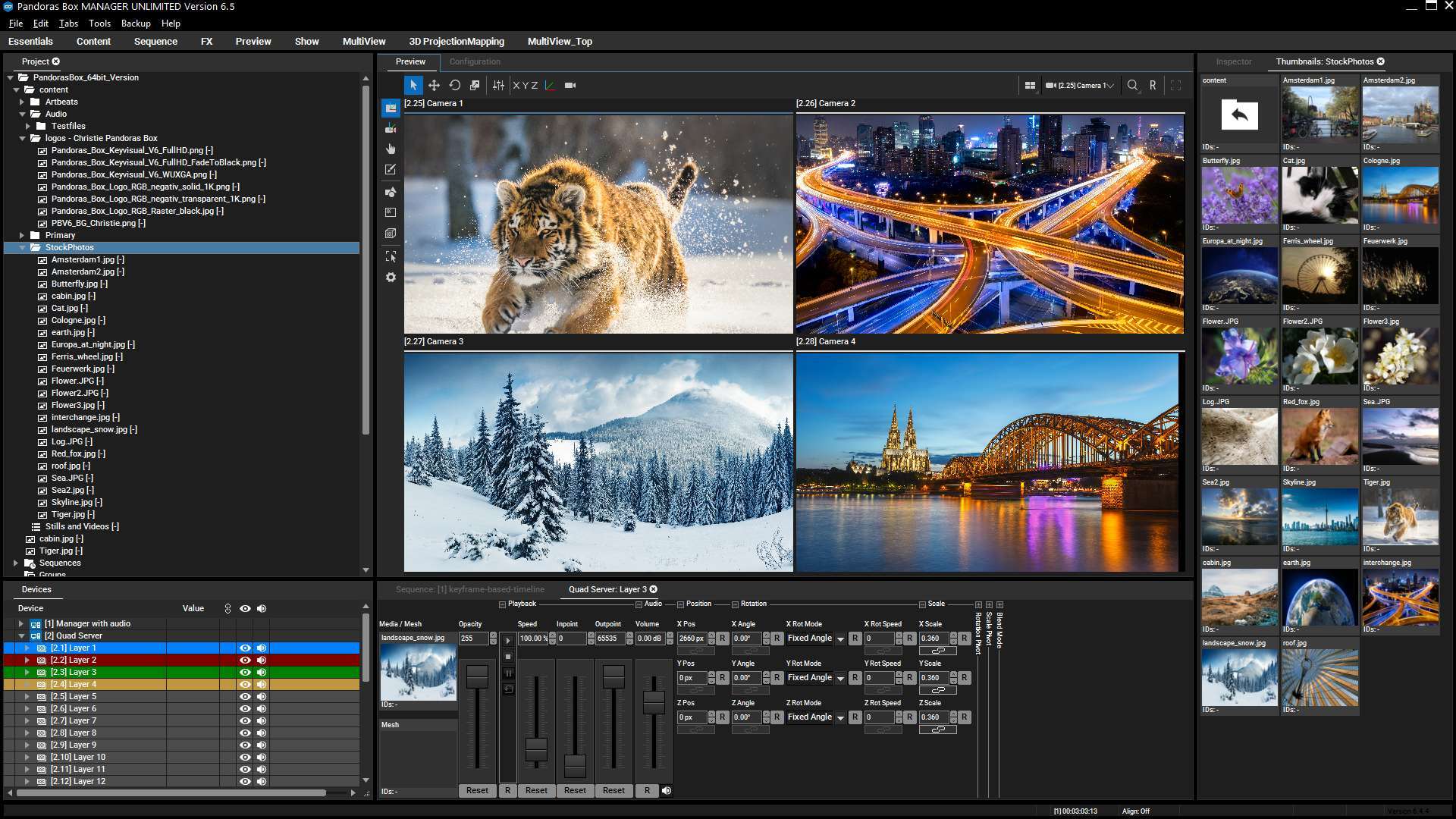 Christie lanza la versión 6.5 del software Pandoras Box, con un motor de renderizado totalmente nuevo que mejora su rendimiento, calidad de imagen y eficiencia