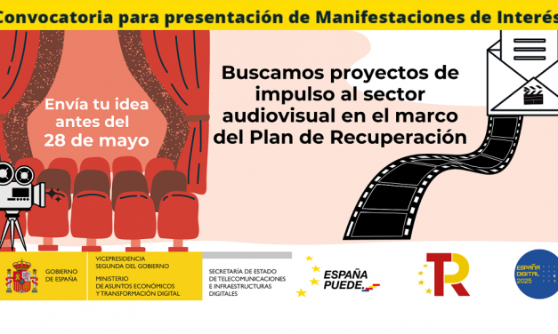 CONVOCATORIA PARA IDENTIFICAR PROYECTOS DE IMPULSO DEL SECTOR AUDIOVISUAL