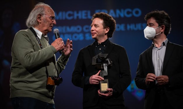 MICHEL FRANCO PREMIO CARLOS SAURA EN LA 49º EDICIÓN DEL FESTIVAL DE CINE DE HUESCA.