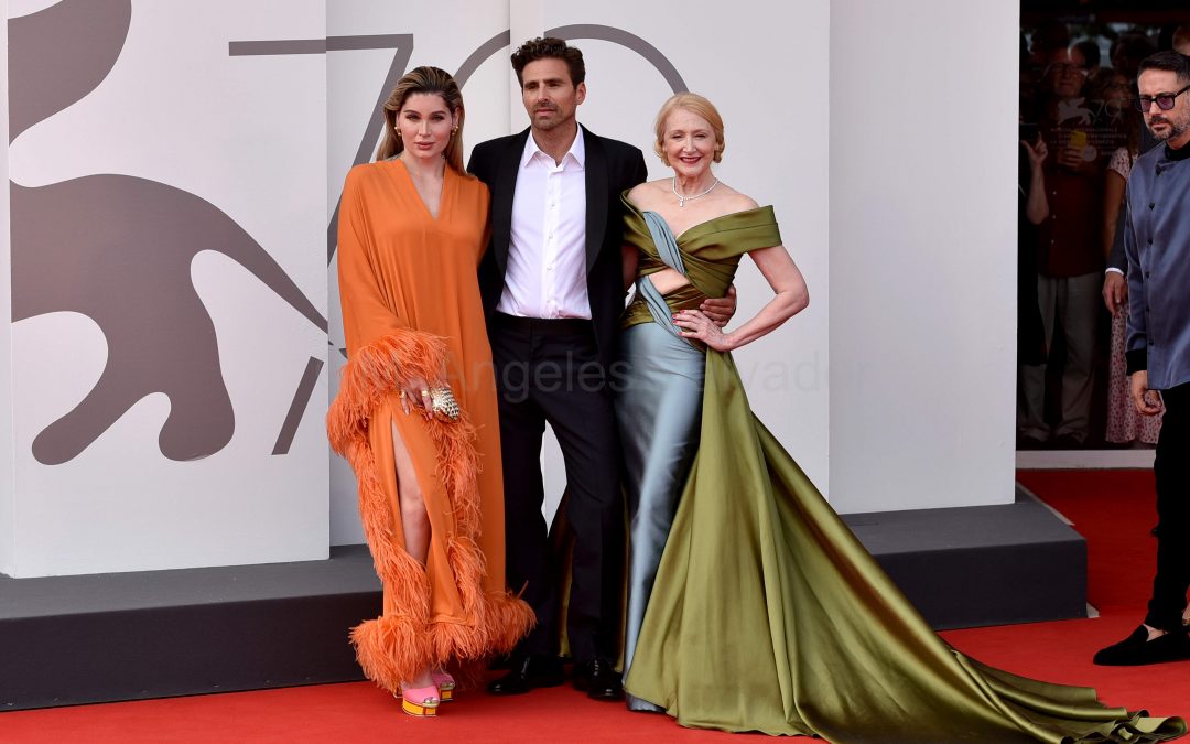 Patricia Clarkson, Andrea Pallaoro, Trace Lysette and Joshua Close presentan la película «Monica» en el 79 Festival de cine de Venecia. Foto ©M. Angeles Salvador