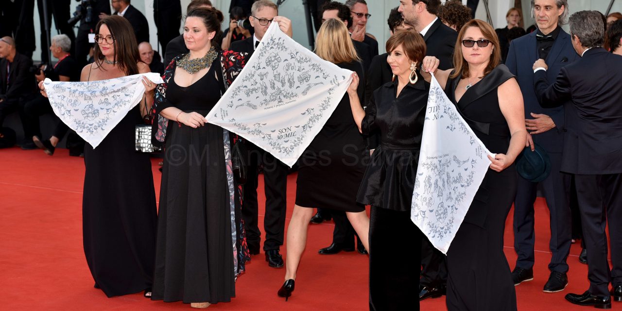 “Argentina, 1985” llega al festival de Venecia con Santiago Mitre, Ricardo Darín, Peter Lanzani, y Alejandra Flechner. Foto ©M. Angeles Salvador