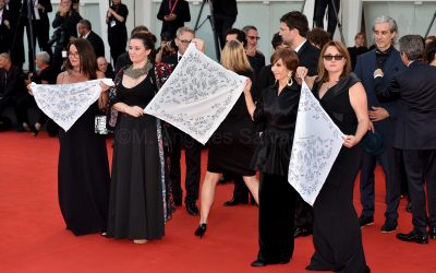 “Argentina, 1985” llega al festival de Venecia con Santiago Mitre, Ricardo Darín, Peter Lanzani, y Alejandra Flechner. Foto ©M. Angeles Salvador