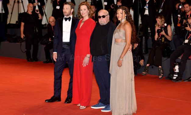 Paul Schrader recibe el León de Oro a la trayectoria en Venecia y presenta “Master Gardener”, junto con Sigourney Weaver, Quintessa Swindell y Joel Edgerton. Foto ©M. Angeles Salvador