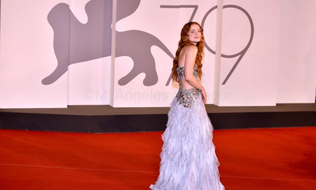 Sadie Sink, Brendan Fraser, Darren Aronofsky, Hong Chau y Samuel D. Hunter, presentan en Venecia la película  «The Whale”.  Foto ©M. Angeles Salvador