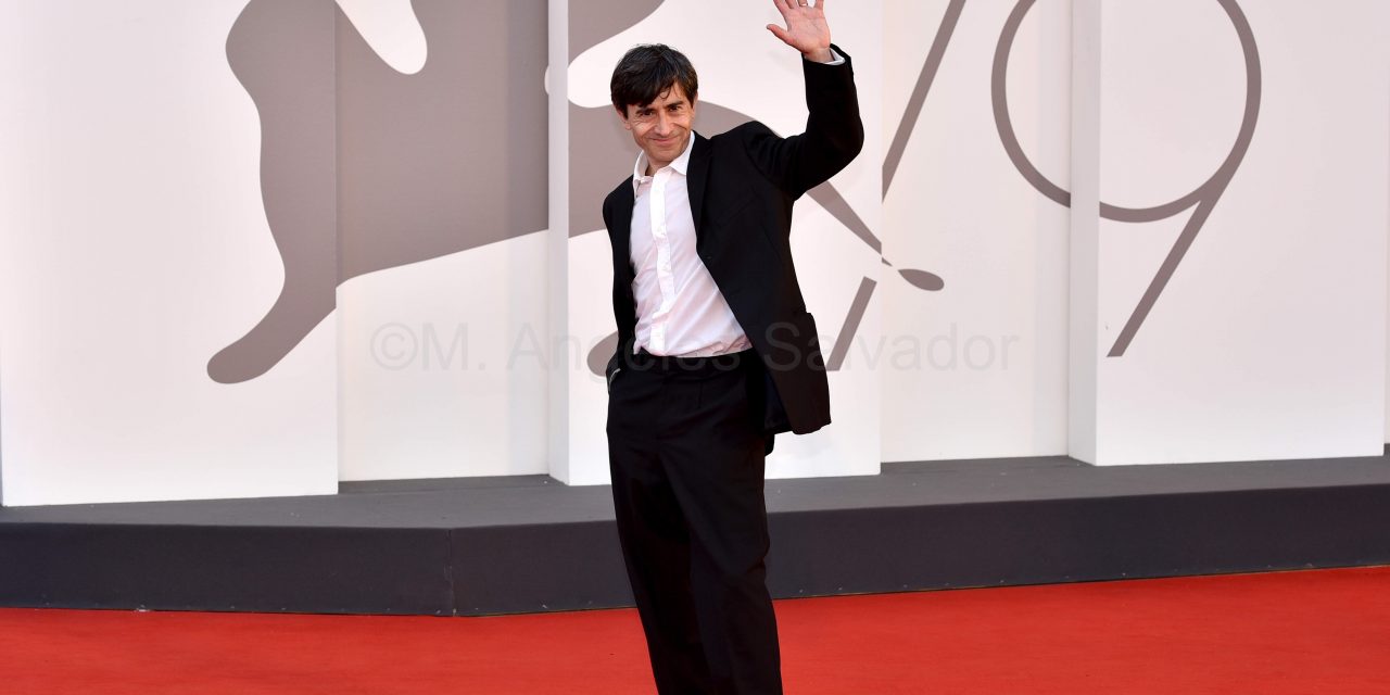 Los italianos Elio Germano, Leonardo Maltese, Anna Caterina Antonacci, Gianni Amelio, Sara Serraiocco y Luigi Lo Cascio presentan en Venecia «Il Signore Delle Formiche» (The Lord Of the Ants). Foto ©M. Angeles Salvador