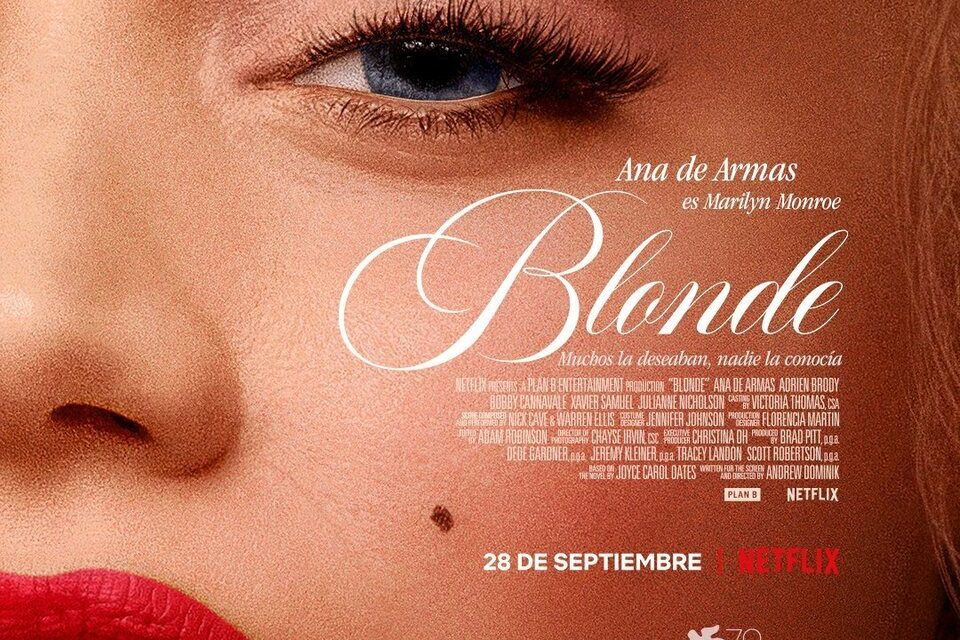 BLONDE (apuntes sobre un gran film que hiela al espectador)