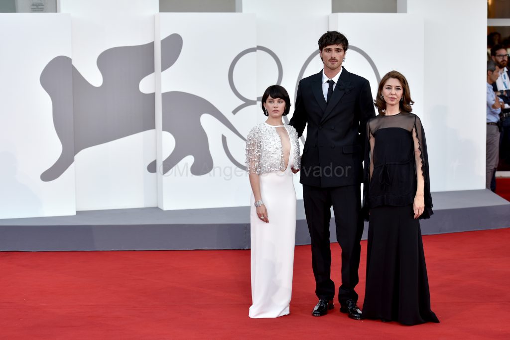Jacob Elordi, Sofia Coppola y Cailee Spaen 