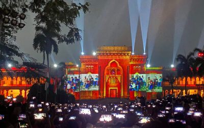 Los proyectores de la Serie HS de Christie iluminan el emblemático Arts College de la Universidad de Osmania con imágenes cautivadoras