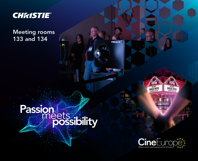 Christie estrena sus tecnologías RGBH y VDR en CineEurope 2026
